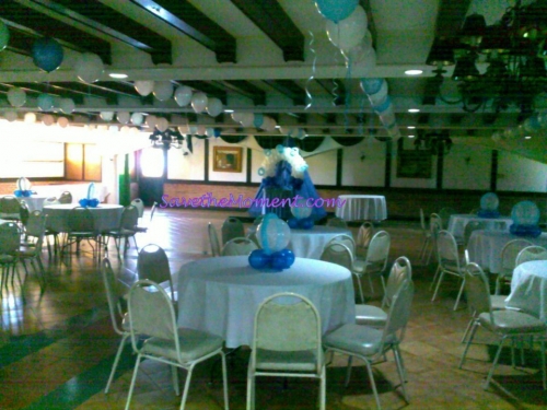 Aiden's Chrisrening Balloon Decors